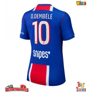 Paris Saint-Germain Ousmane Dembele #10 Replica Home Stadium Shirt for Women 2026-27 Short Sleeve